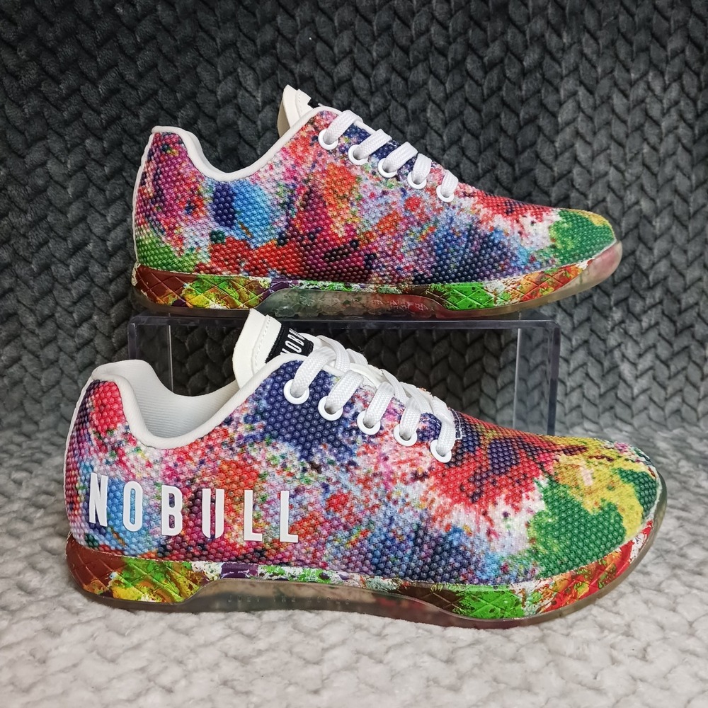 Nobull Outwork Superfabric Trainer Women's Shoes Pride Art Work Print Size 7.5